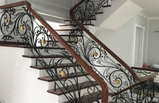Cầu thang sắt nghệ thuật châu Âu MDSCA 20